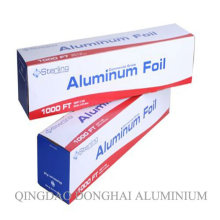 Papel de aluminio para envasado de alimentos